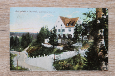 AK München / 1906 / Grünwald / Isartal / Schloss Wirtschaft / Gasthaus Straße
